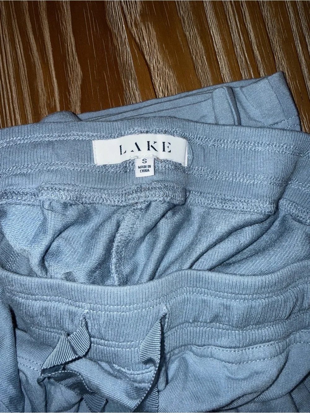 NEW Lake Blue Pajama Set - Soft Long Sleeve Top & Drawstring Pants